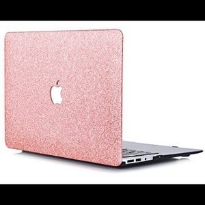 MacBook Air 13” Rose Golden Glittery Sparkly Case